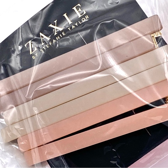 NWT Zaxie Mixed Lucite Bar Clips (6) - Picture 9 of 13